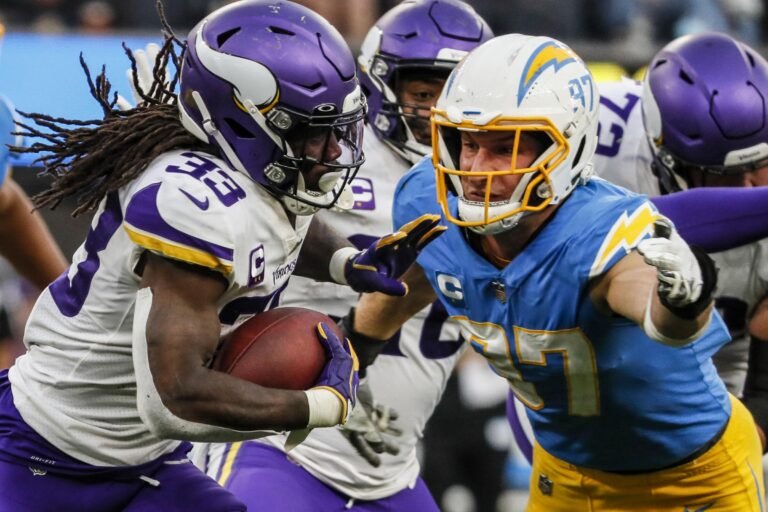 Minnesota Vikings vs Chargers Match Player Stats